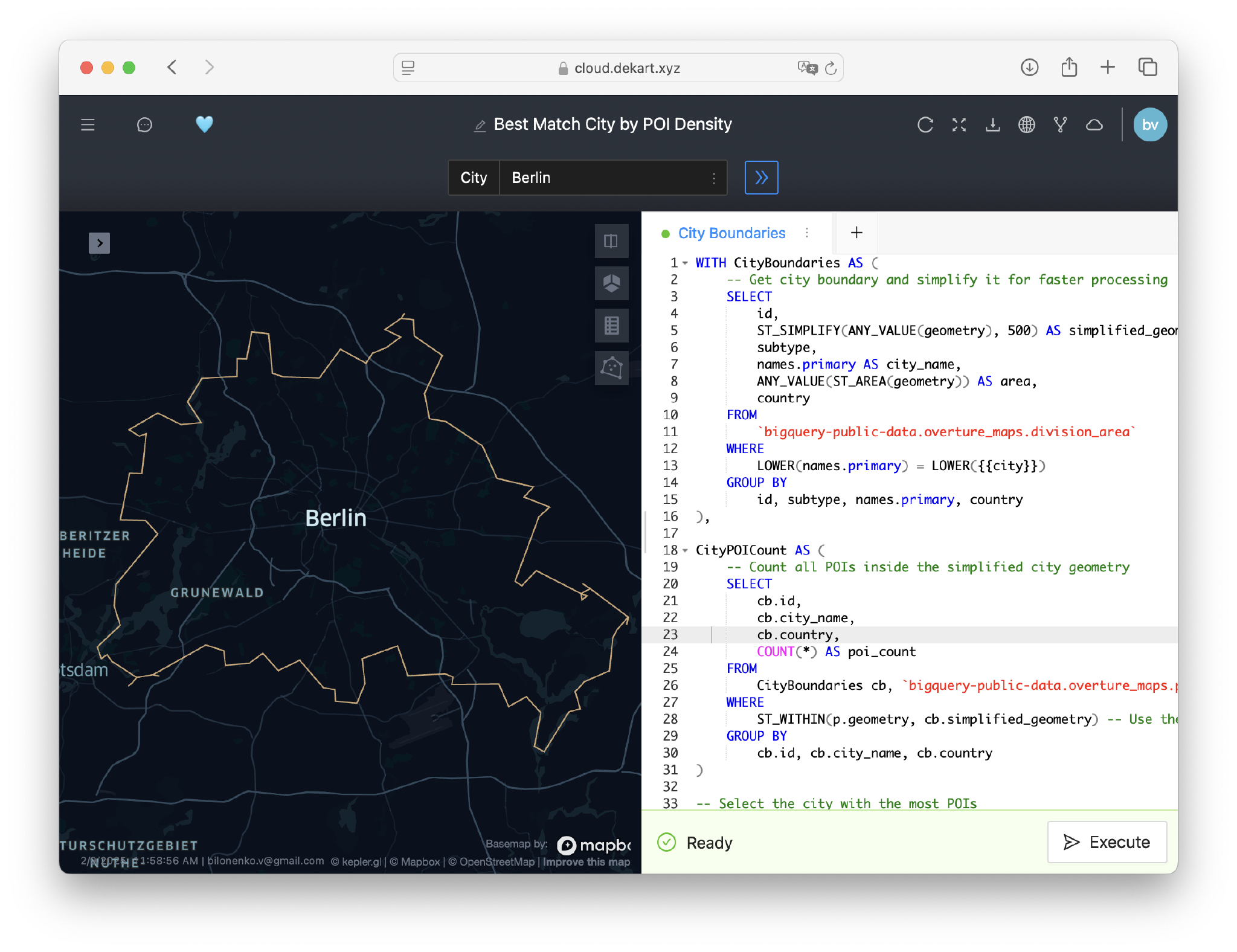 Reusable Map Templates - Dekart